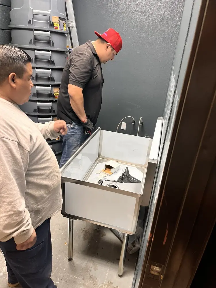 Commercial plumbing and sink installation in Ivins